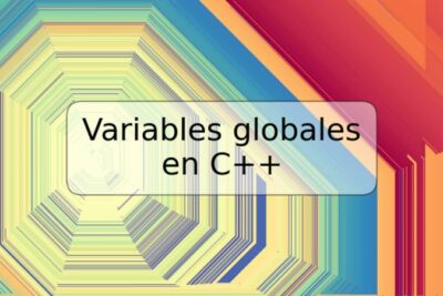 Variables globales en C++