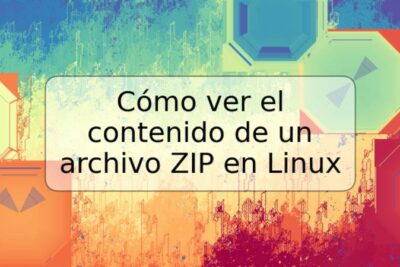 Cómo ver el contenido de un archivo ZIP en Linux