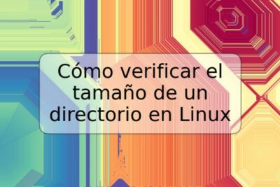 Cómo verificar el tamaño de un directorio en Linux