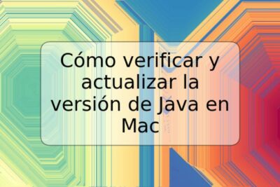 Cómo verificar y actualizar la versión de Java en Mac