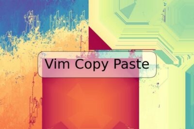 Vim Copy Paste
