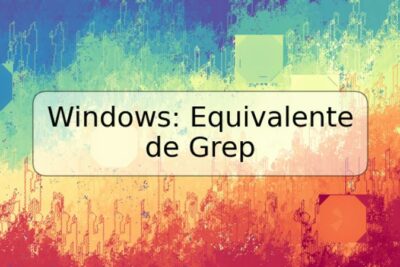 Windows: Equivalente de Grep