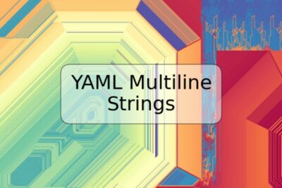 YAML Multiline Strings